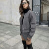 Classic wool autumn bomber from Lovin. Soft wool, beautiful style