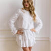 Dorothy's white skirt with frill trim in pristine white. Lovin