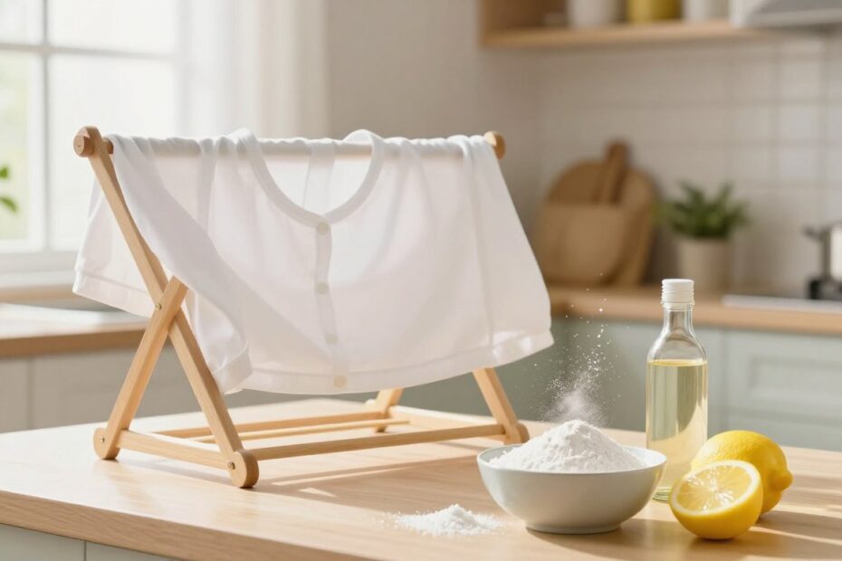 Jak wybielić białą bluzkę domowym sposobem