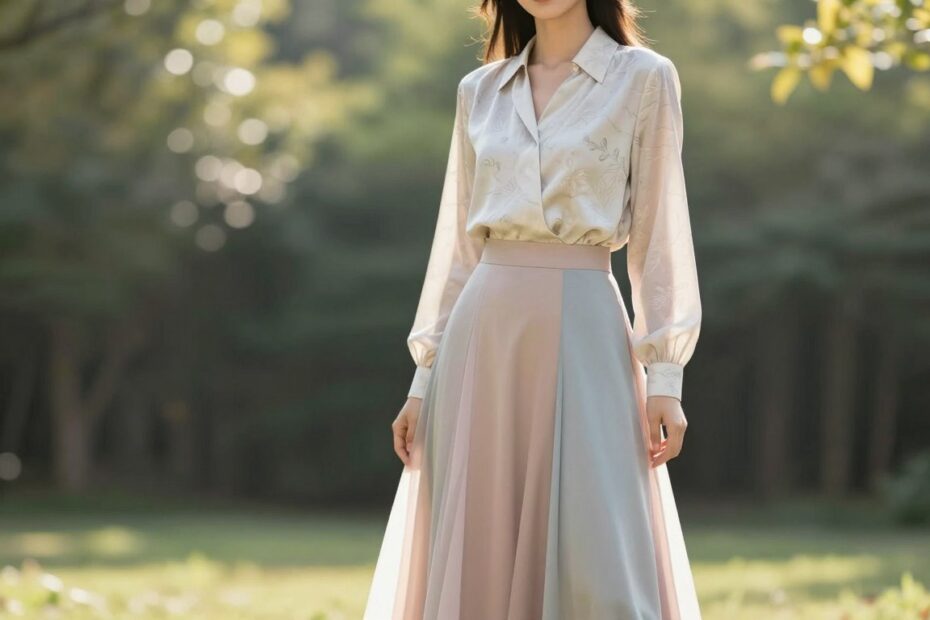 Jaka bluzka do długiej spódnicy