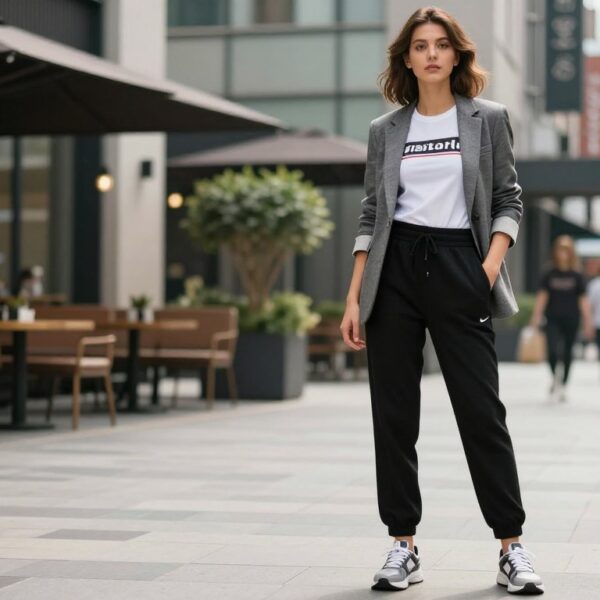Co pasuje do czarnych dresów – stylizacje sportowe i „smart casual” w jednym