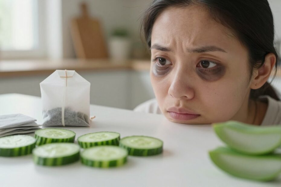 Domowe sposoby na cienie pod oczami