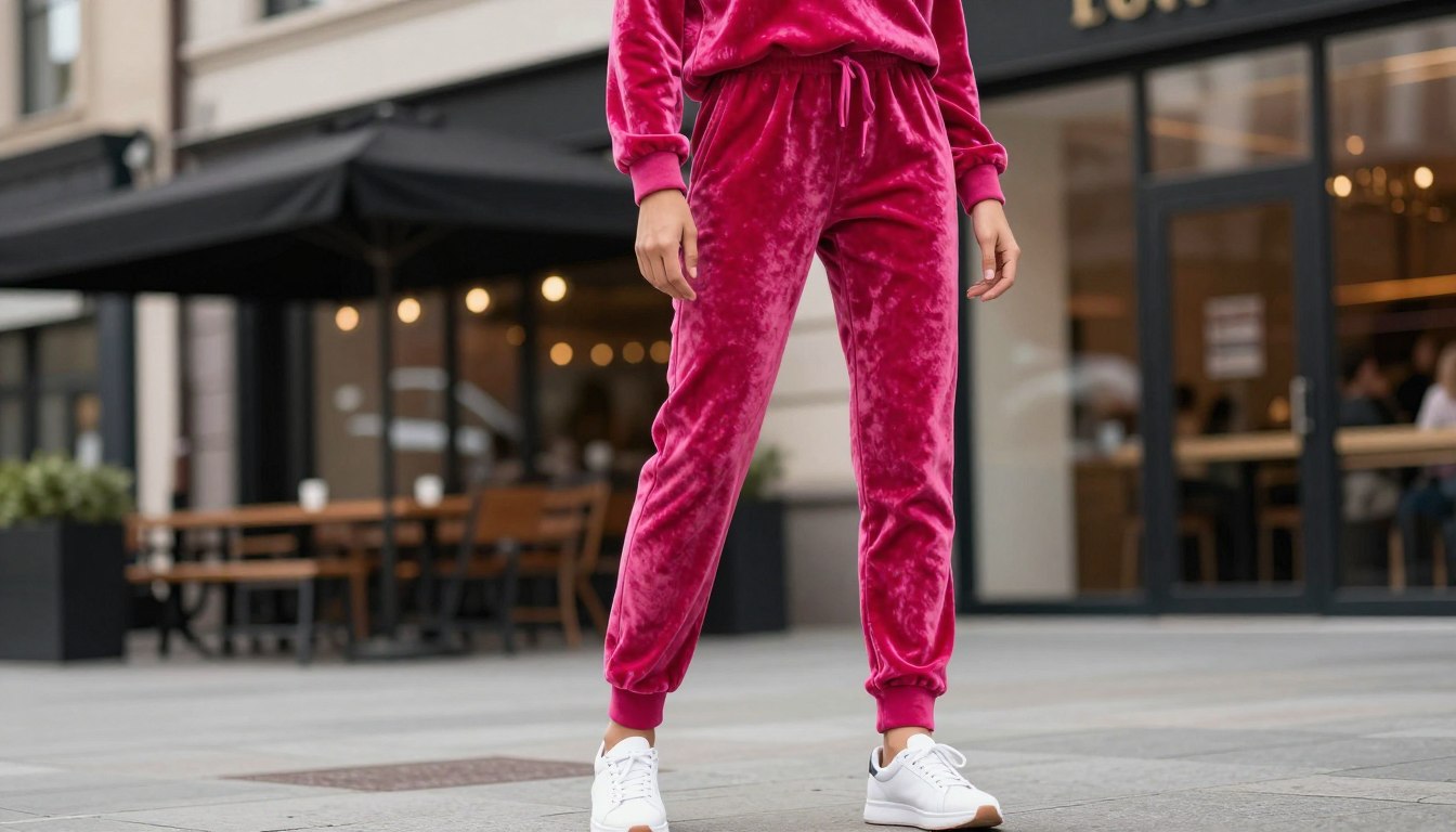 Dres welurowy fuksja