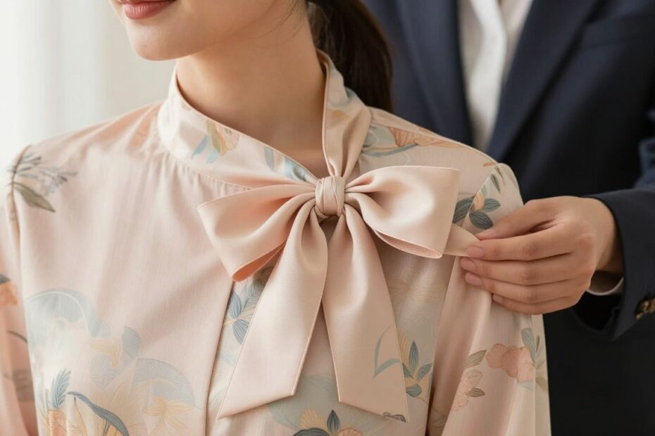 Jak ładnie zawiązać kokardę na bluzce