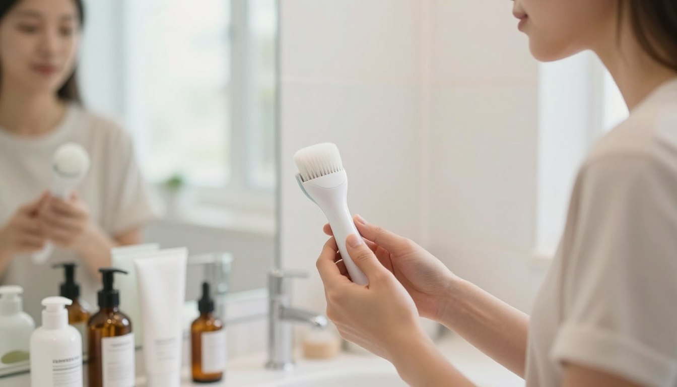 Jak używać szczoteczki do twarzy