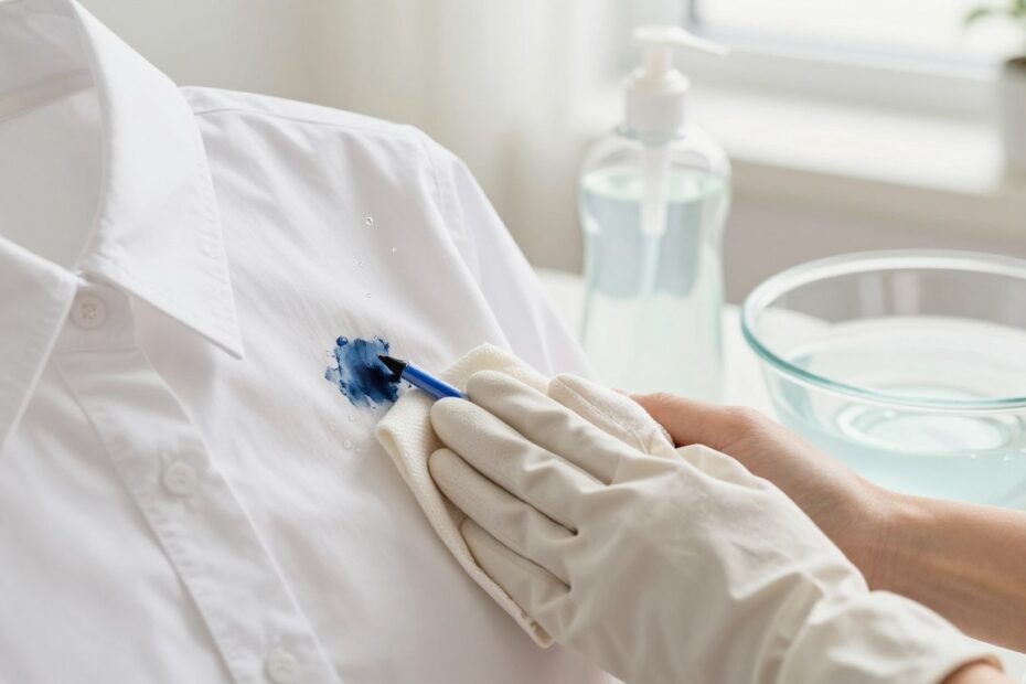 Jak zmyć długopis z bluzki