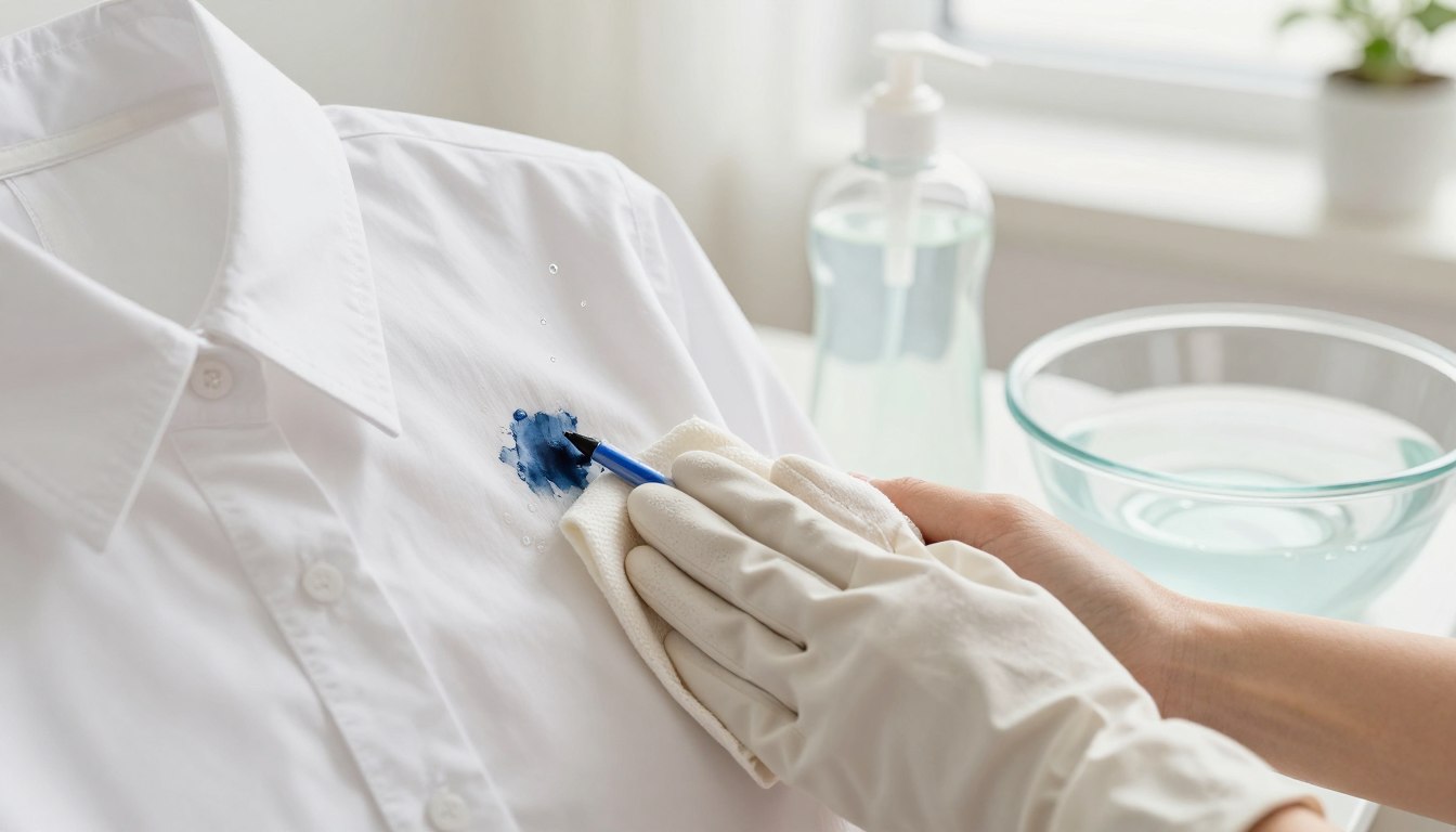 Jak zmyć długopis z bluzki