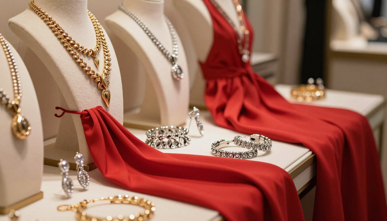 Jaka biżuteria do czerwonej sukienki