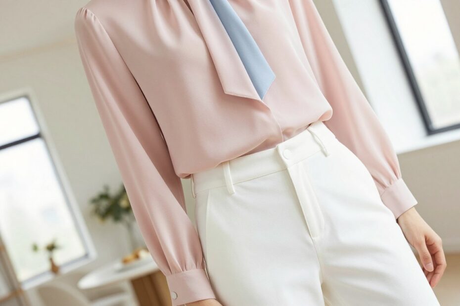 Jaka bluzka do białych spodni