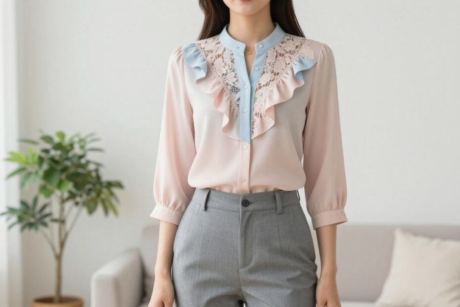 Jaka bluzka do szarych spodni