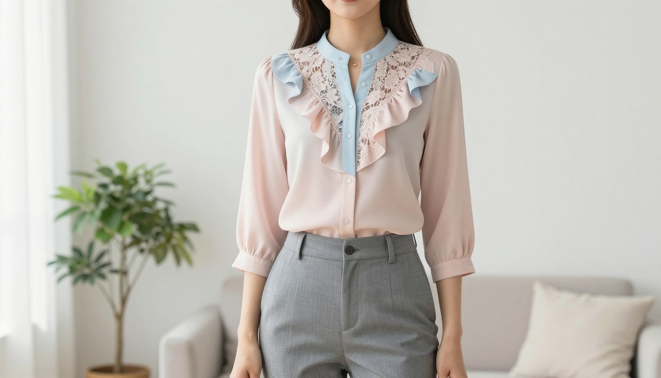 Jaka bluzka do szarych spodni