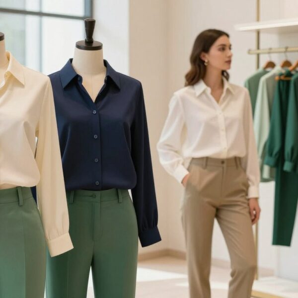 Jaki kolor bluzki do zielonych spodni – co pasuje do khaki, butelkowej i jasnej zieleni
