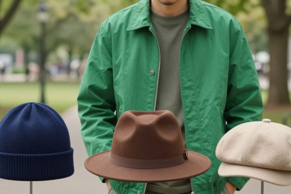 Jaki kolor czapki do zielonej kurtki