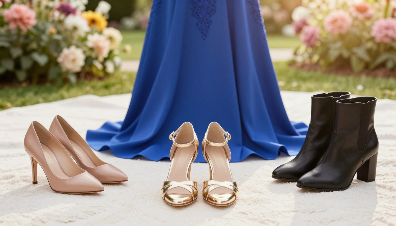 Jakie buty do chabrowej sukienki