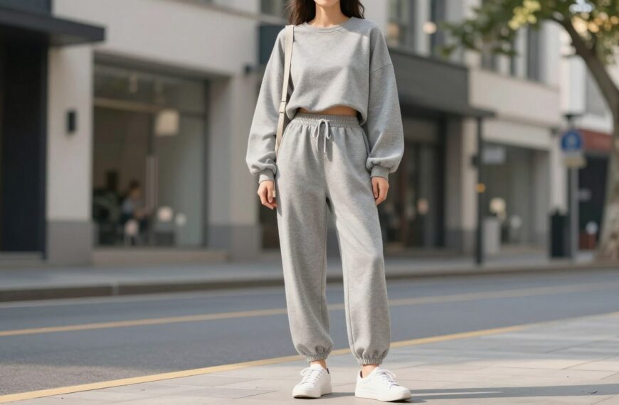 Szare dresy damskie oversize